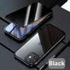 Magnetic Metal phone case with Privacy Screen Protector