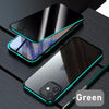 Magnetic Metal phone case with Privacy Screen Protector