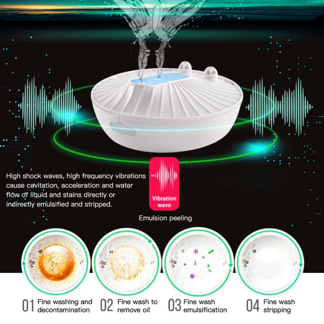 Ultrasonic™ Bärbar tvättmaskin